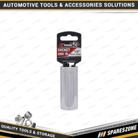 PK Tool 1/2" Drive Heavy Duty Deep Socket - 24mm 6 Point Cr-V & Chrome Finish