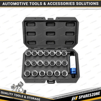 21 Pcs PK Tool Locking Wheel Nut Socket Set for Genuine Audi Mag Wheel Lock Nuts