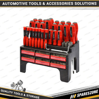 100 Pcs of PK Tool Screwdriver Set - with Handy Storage Rack to Complete Any Job