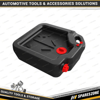 15L PK Tool Drain Pan & Storage Tank - Easy Oil Drain with No Spillage