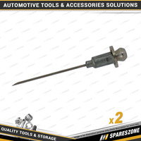 2 x PK Tool Grease Injector Needles - Nipple Attaches to Grease Gun Jaws