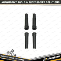 4 Pieces of Pro-Tyre Valve Extensions - 32mm 1-1/4 Inch Black Plastic