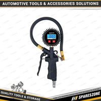 Pro-Tyre 100PSI Digital Tyre Inflator - Tough ABS Body & Cushioned Gauge