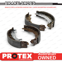 4 Front Protex Brake Shoes for TOYOTA Corona RT80 RT81 With PBR Brakes 1970-73
