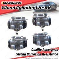 4 LH+RH Rear Wheel Cylinders for Isuzu NPS45-155 NPS75-155 5.2L 2015-On With ABS