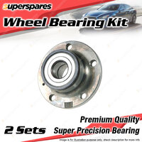 2x Rear Wheel Bearing Kit for Volkswagen PASSAT 103 TDI B6 3C 2.0L 2008-2010