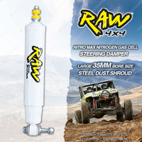 RAW 4x4 Big Bore Steering Damper for Toyota 4 Runner LN60 YN60 Wagon 1984-1985