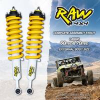 RAW4X4 40mm Lift Nitro Max Variable Rate Complete Struts for Foton Tunland 12-On