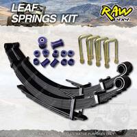 Raw Rear 40mm Lift MD Leaf Springs Kit for Isuzu D-Max Invader TFS R7 R9