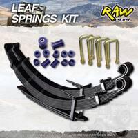 Raw Rear 40mm Lift Medium Duty Leaf Springs Kit for Mazda BT50 Dual Cab 07-11