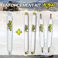 Raw 4x4 Nitro Shocks + Steering Damper for NISSAN PATROL GQ Y60 08/1987 on