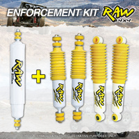 Raw 4x4 Nitro Max Shocks + Steering Damper for NISSAN PATROL GU Y61 12/1997 on
