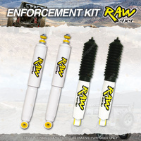 F + R 40mm RAW 4x4 Nitro Shock Absorbers for Holden Jackaroo UBS16 17 52 55