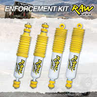 F + R 50mm RAW 4x4 Nitro Max Shock Absorbers for Nissan Patrol GU Y61 Ute Cab