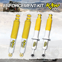 F + R 50mm RAW 4x4 Nitro Max Shock Absorbers for Toyota Fortuner KUN51 TGN51