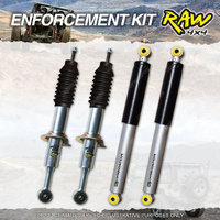 Front + Rear 40mm RAW 4x4 Predator Shock Absorbers for Mazda BT50 2011-2020