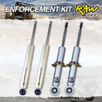 Front + Rear 40mm RAW 4x4 Predator Shock Absorbers for Ford Everest UA 6/2018-On