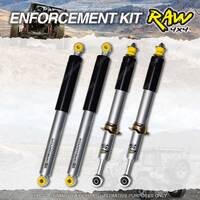 Front + Rear 40mm RAW 4x4 Predator Shock Absorbers for Mitsubishi Challenger PB