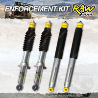 Front + Rear 50mm RAW 4x4 Predator Shock Absorbers for Toyota Prado 90 Series