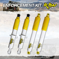 Front + Rear 50mm Lift RAW 4x4 Nitro Max Shock Absorbers for Mazda BT50 08/20-On