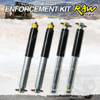 Front + Rear 0-50mm RAW 4x4 Predator Shocks for Jeep Grand Cherokee WG WJ 99-04