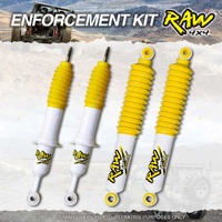 Front Rear RAW 4x4 50mm Nitro Max Shocks for Toyota Hilux Rogue GR Sport 2022-On