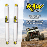 2 Rear 50mm Lift RAW 4x4 Nitro Shock Absorbers for Ford Ranger Ute Raider Wagon 