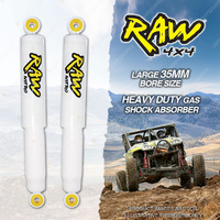 2 x Rear STD RAW 4x4 Nitro Shock Absorbers for Toyota Landcruiser BJ75 FJ75 HJ75