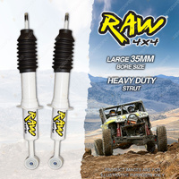 2 Front 50mm RAW 4x4 Nitro Shock Absorbers for Toyota Hilux Revo GUN125R GUN126R