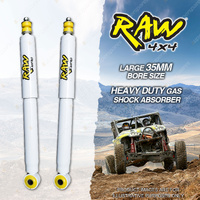 2 Rear 50mm RAW 4x4 Nitro Shock Absorbers for Toyota Prado GJR150 KDJ150 KDJ155