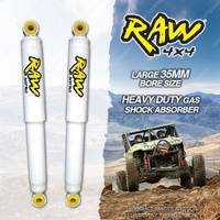 2 x Rear 40mm Lift RAW 4x4 Nitro Shock Absorbers for Jeep Grand Cherokee WG WJ