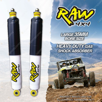 2 x Front 50mm Lift RAW 4x4 Nitro Shock Absorbers for Isuzu D Max Invader RA