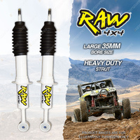 2 x Front 50mm Lift RAW 4x4 Nitro Shock Absorbers for Ford Ranger PX 2011-2018