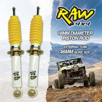 Front 40mm Lift RAW 4x4 Predator Shock Absorbers for Mitsubishi Triton ML MN MQ