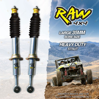 2 x Front 50mm RAW 4x4 Predator Shock Absorbers for Foton Tunland Ute Dual Cab
