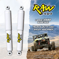 2 x Rear 40mm Lift RAW 4x4 Nitro Shock Absorbers for Suzuki Jimny JB74 2018-on