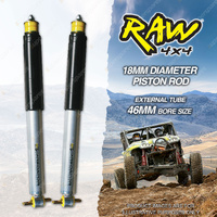 2x Front 0-50mm Lift RAW 4x4 Predator Shocks for Jeep Grand Cherokee WG WJ 99-04