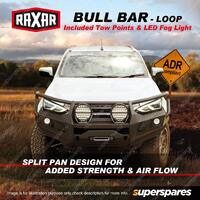 RAXAR Bull Bar with Loop & Lights & Tow Points Bumper for Isuzu MU-X 06/2021-On