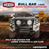 RAXAR Bull Bar with Loop & Lights Tow Point for Mitsubishi Pajero Sport QF 20-On