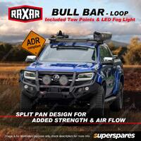 RAXAR Bull Bar with Loop & Lights & Tow Points for Volkswagen Amarok NF 23-On