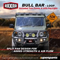 RAXAR Bull Bar Post Bar with Fog Light & Tow Points for Suzuki Jimny up to 2025