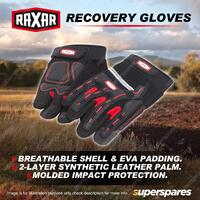 Pair RAXAR Recovery Gloves - EVA Padding & 2 Layer Synthetic Leather Palm