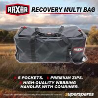 RAXAR Recovery Multi Bag - 5 Pockets Premium Zips Recovery Gear Storage Solution
