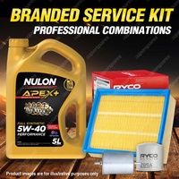 Oil Air Fuel Filter 5L APX5W40 Oil Service Kit for Audi A6 C5 2.8 V6 2.8L 97-01