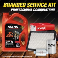 Oil Air Fuel Filter 5L XPR15W40 Oil Service Kit for Ford Falcon AU I-III 6cyl 4L