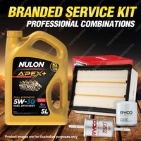 Oil Air Fuel Filter 5L APX5W30A5 Oil Service Kit for Ford Focus LS 4cyl 2L 05-07