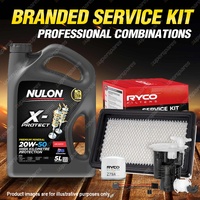 Oil Air Fuel Filter 5L PRO20W50 Engine Oil for Ford Laser KN 4cyl 1.6L 99-01