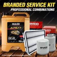 Oil Air Fuel Filter 10L APX5W40 Oil Service Kit for Ford Territory SY AWD Turbo