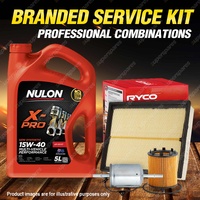 Oil Air Fuel Filter 5L XPR15W40 Oil Service Kit for Holden Astra TS II 4cyl 2.2L