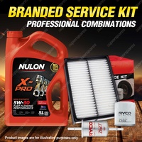 Oil Air Fuel Filter + 5L XPR5W30 Service Kit for Mazda Mazda 3 BK 4cyl 2L 04-09